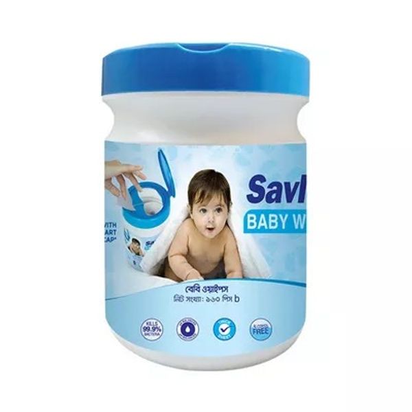 Savlon Baby Wipes Jar
