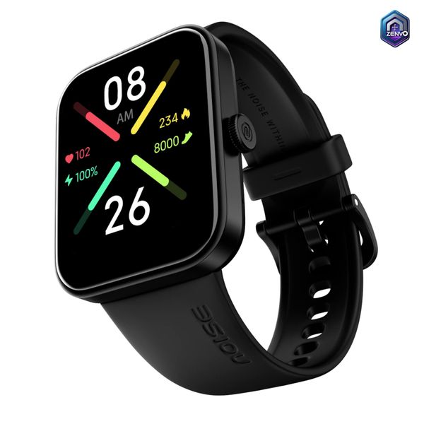 Noise ColorFit Pulse Go Buzz Calling Smartwatch – Jet Black Color