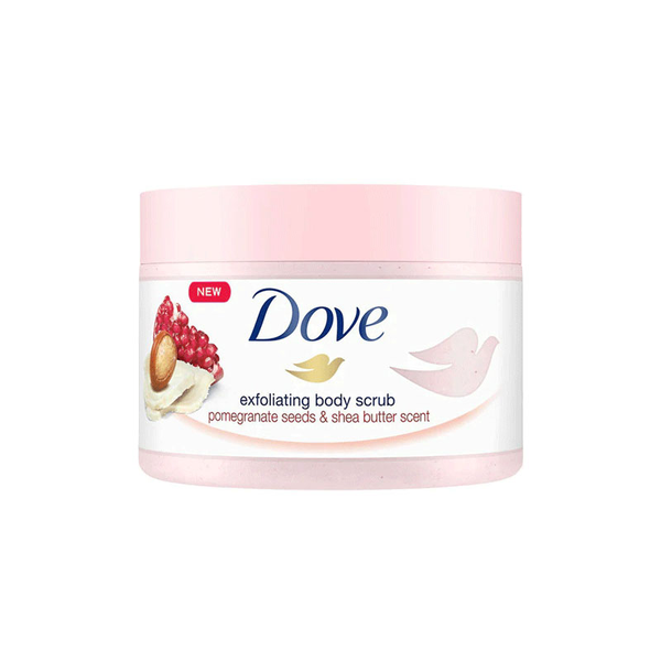 Dove Pomegranate Seeds Exfoliating Body Scrub 225ml - Image 1
