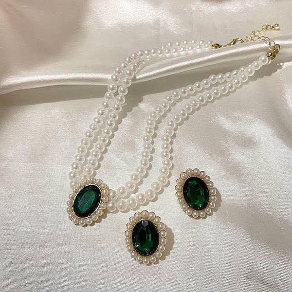 Green Stone Necklace