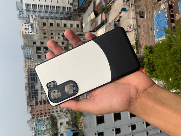 IQOO Neo9 plain leather contrast color anti-fall leather soft shell S20 protective cover