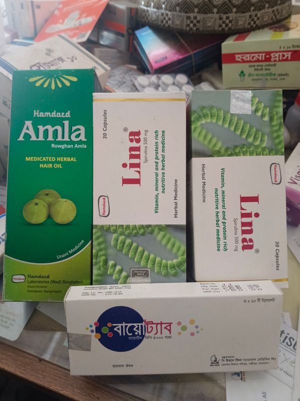 Biotab Tablet, Lina Capsule, Amla Hair Oil