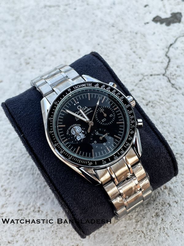 OMEGA SPEEDMASTER CHAIN BLACK DIAL