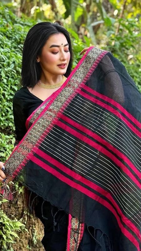 Half silk sharee with blause pcs