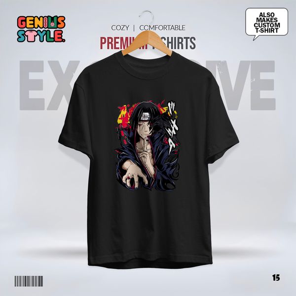 Itachi (Naruto) Drop Shoulder T-shirt - 15