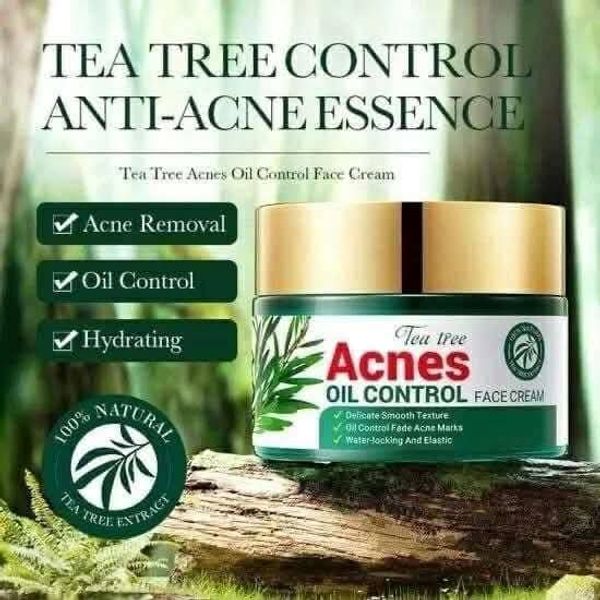Tea tree acnes oil control face cream