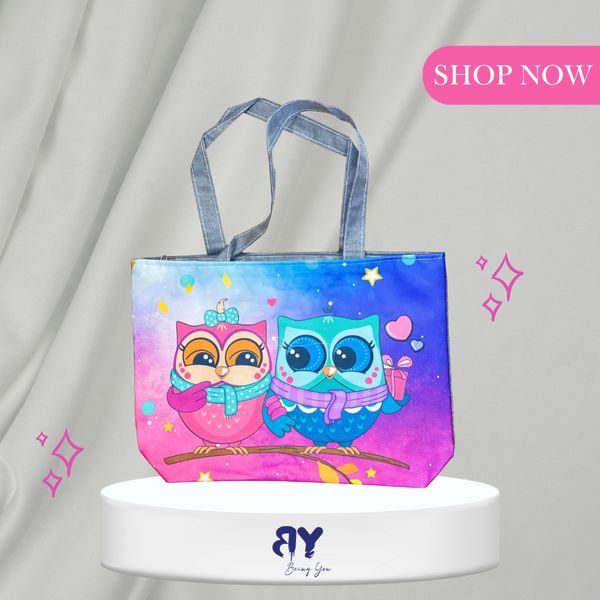 2025 Trendy Canvas Tote Bag – Women’s Multi-Color Print Shoulder Bag | High Capacity, Lightweight & Washable | Custom Pattern Design