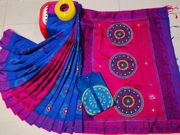 শাড়ি পাঞ্জাবি কাপল সেট