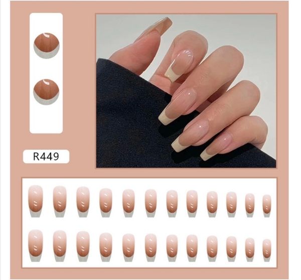 99 Taka only 😍😍😍😍24 pcs fake nails set 🥺💗 with glue stick / sticker