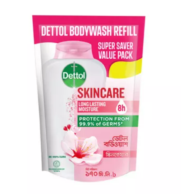 Dettol Skincare Bodywash Refill Super Saver Value Pack 170 ml