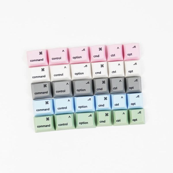 Mac Layout Command Option PBT Keycaps - Set of 6 Keys