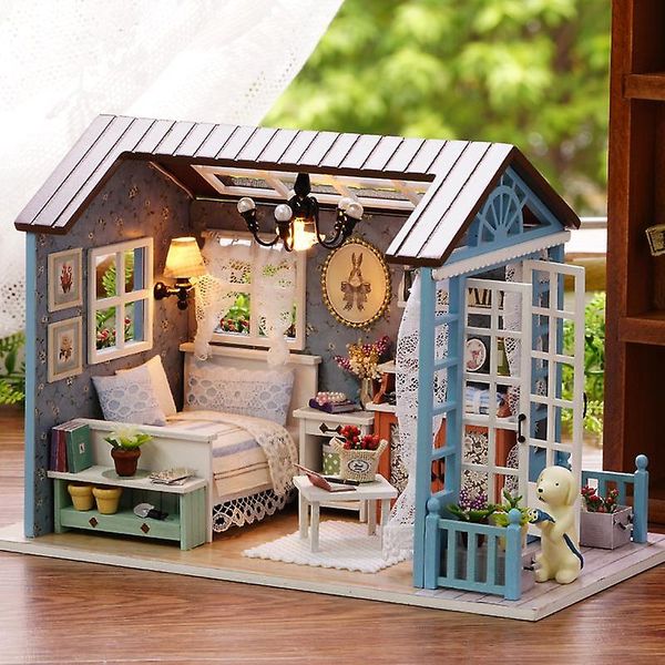 Playmoji DIY Miniature House - Forest Times (With Dust Cover)