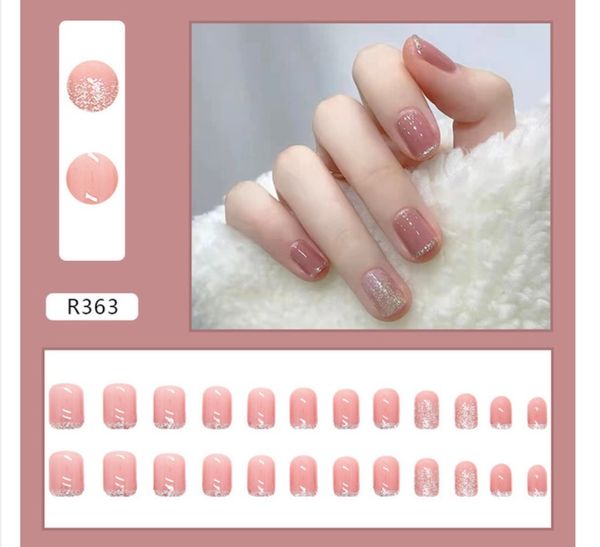 99 Taka only 😍😍😍😍24 pcs fake nails set 🥺💗 with glue stick / sticker