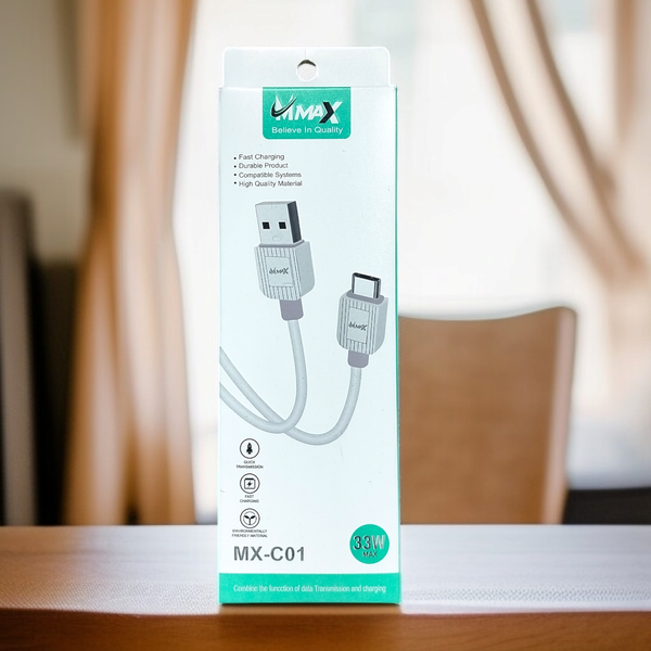 M-max USB Cable MX-C01 33W micro/ type c/iphone