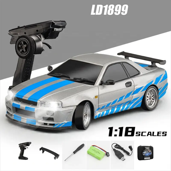 LDRC 1899 1:18 Scale Nissan Skyline GT-R R34.