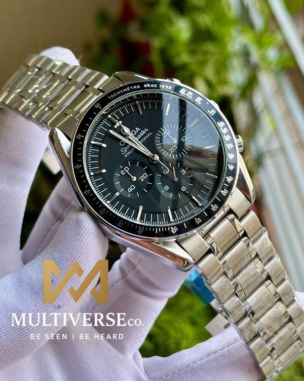 Omega Speedmaster Professional Silver-Black (AA)
