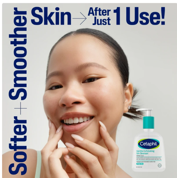 Cetaphil Gentle Exfoliating SA Cleanser 237ml - Image 4