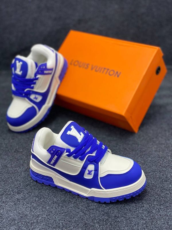 LV Trainer Sneaker || Gaston Blue