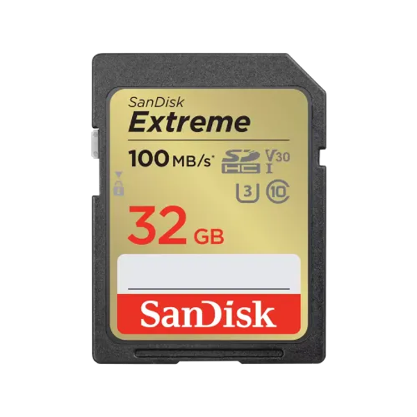 SanDisk Extreme 32GB 100mbps SDHC UHS-I Memory Card (SDSDXVT-032G-GNCIN)