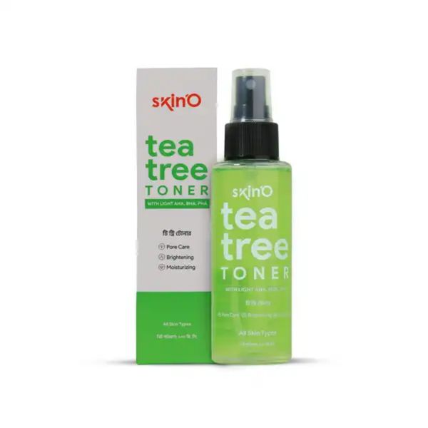 Skin’O Tea Tree Toner with Light AHA, BHA, PHA – 100ml - 79622