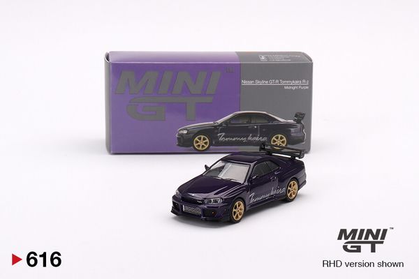 Mini GT 616 Nissan Skyline GT-R Tommykaira R-z Midnight Purple