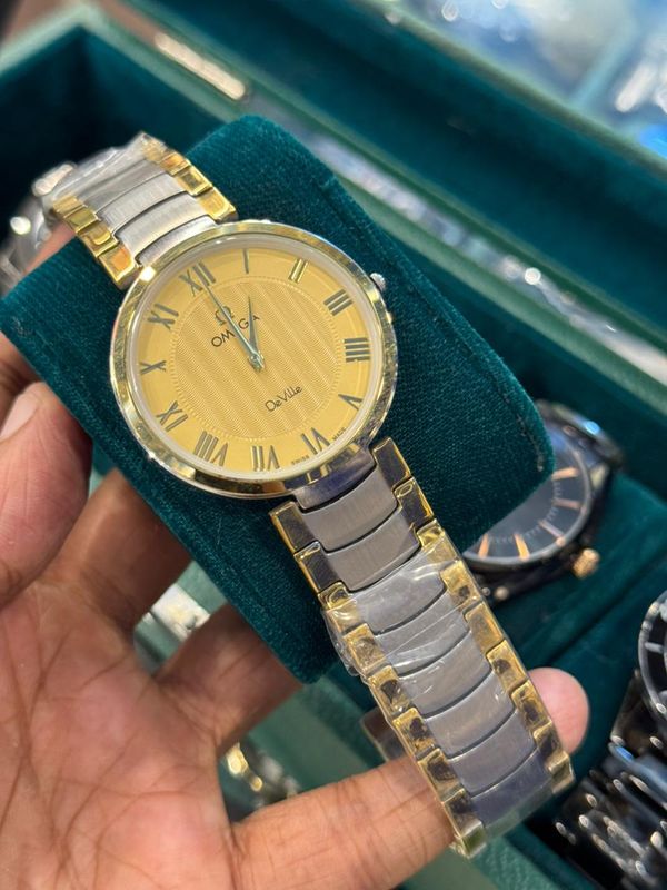 Omega Super Slim Quartz Watch || Semi AAA Grade Master Copy