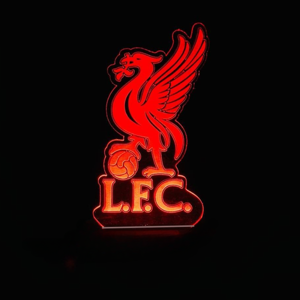 GearUP Acrylic Multicolor Night Lamp (Only Acrylic) Liverpool F.C.