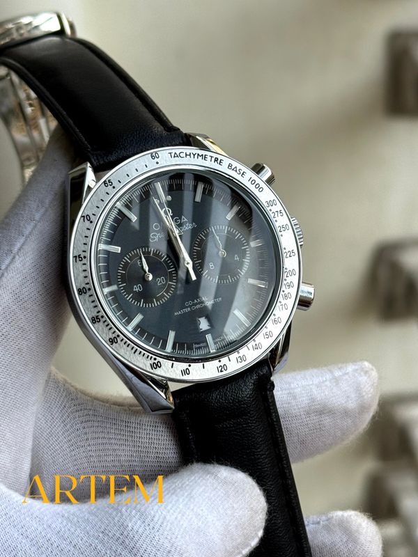 Omega Speedmaster '57 Blue Dial-Black Belt AA