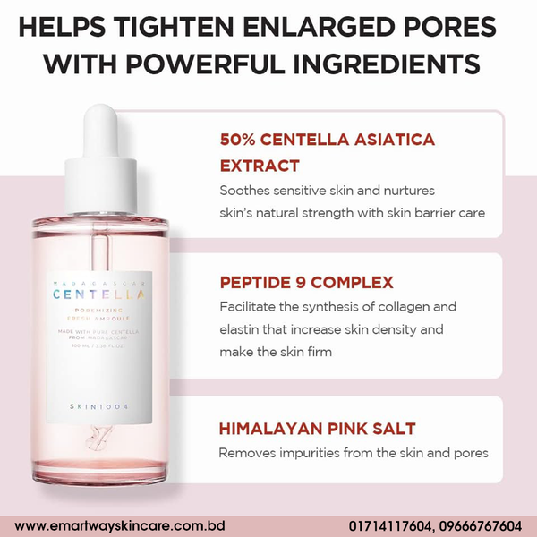 SKIN1004 Madagascar Centella Poremizing Fresh Ampoule (100ml)