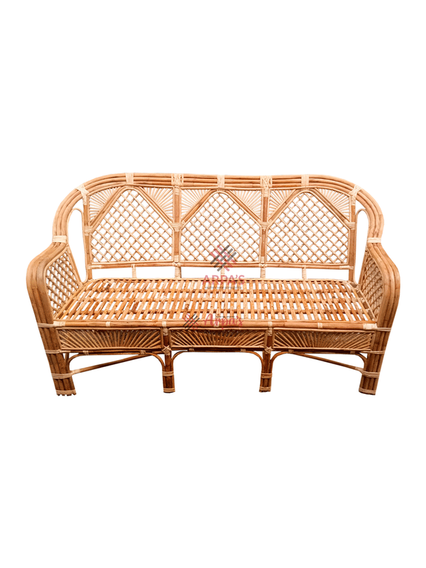Rattan Three Seater Sofa
