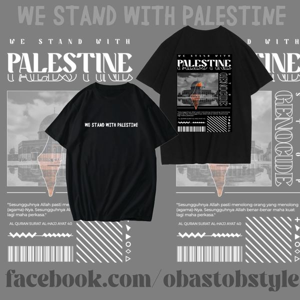 WE STAND WITH PALESTINE T SHIRT