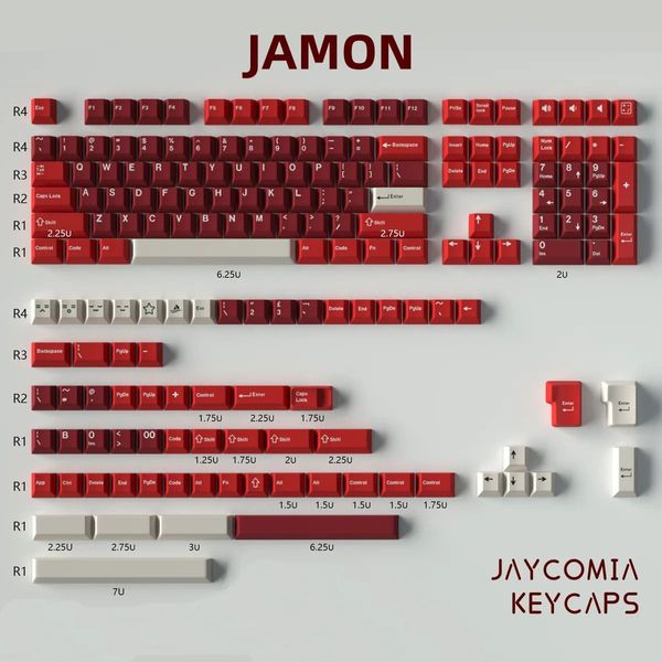 Jamon Double Shot ABS Cherry Keycaps