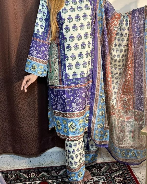 Digital Print Three Piece