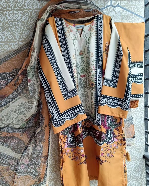 Digital Print Three Piece