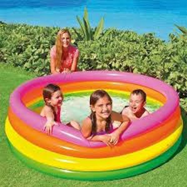 AM3968 Intex Wet Set Collection Kids Bath Tub,(Multicolor) (61 x 22) CM .24x8.5 ince