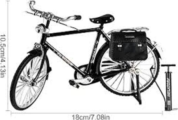Jiaye Alloy 28 Bars Bicycle Model Metal Bicycle Sliding Retro Love Toy diy Assembly
