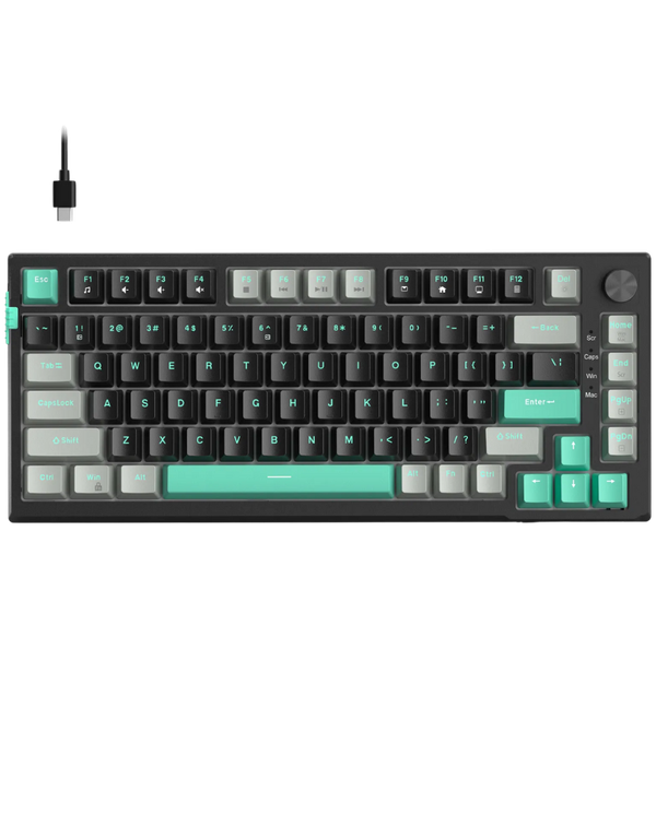 MageGee SKY81 75% Gasket Wired Mechanical Keyboard