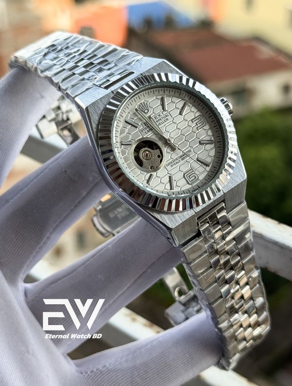 ROLEX AUTOMATIC FULL SILVER