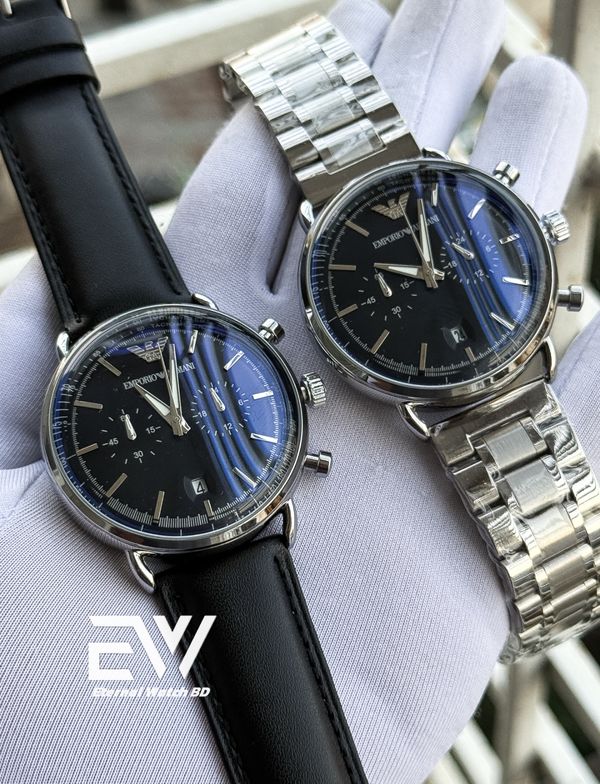 ARMANI FREE BELT OFFER BLACK DIAL