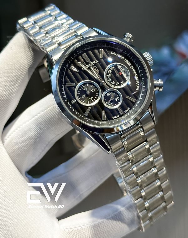 TAG CHAIN 1969 BLACK DIAL SILVER CASE