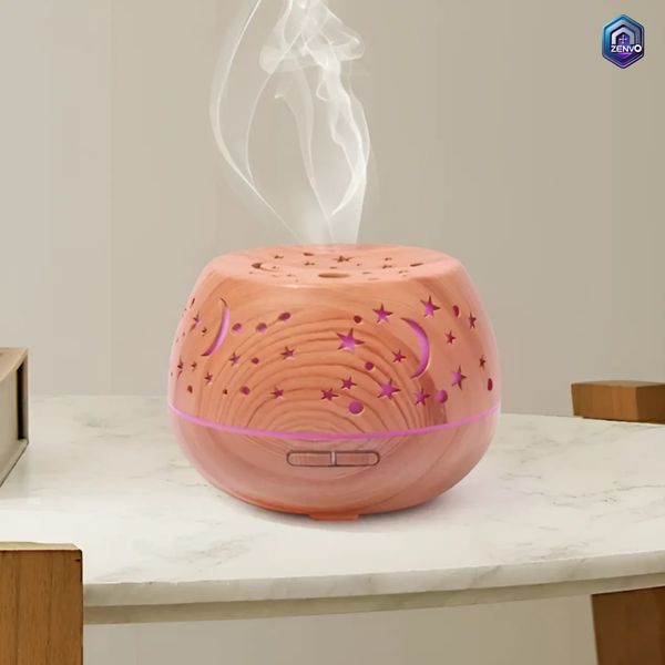 Wood Grain Ultrasonic Humidifier -1912A