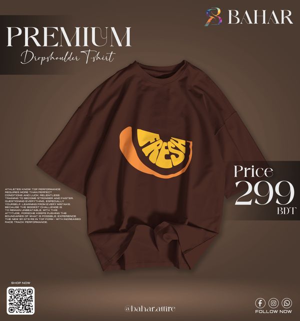 Oversized T-Shirt (Fresh Orange)
