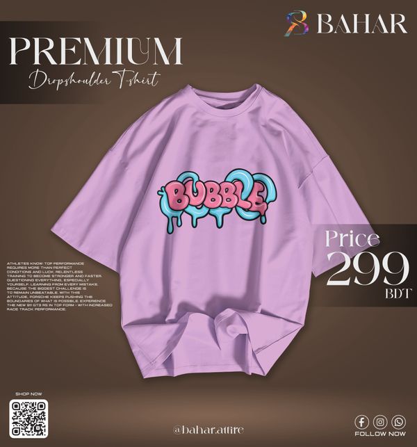 Oversized T-Shirt (Bubbles)