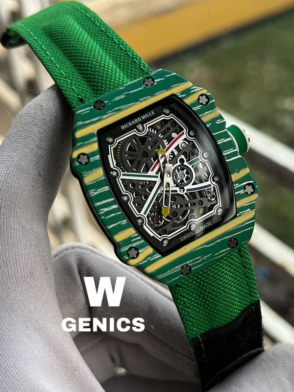 Richard Mille 67 Belt Green