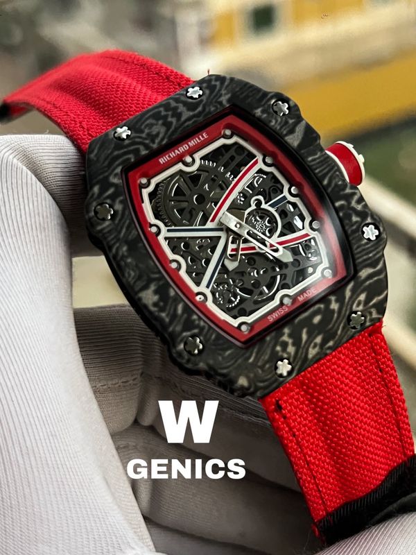 Richard Mille 67 Belt Red
