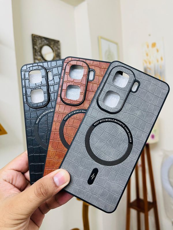 IQOO Neo 10 / Neo 10 Pro Back Cover Leather Finished WIth Magsafe Phone Case Magsafe Working