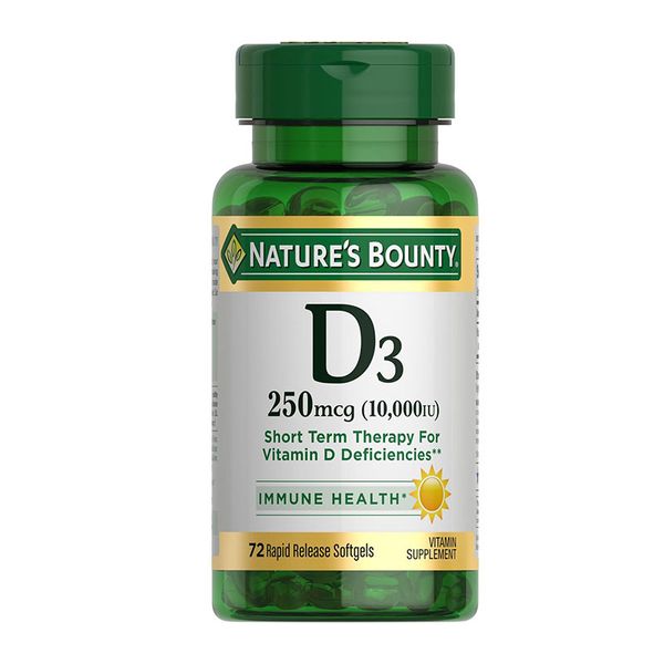 Nature’s Bounty D3 250mcg 10000 IU