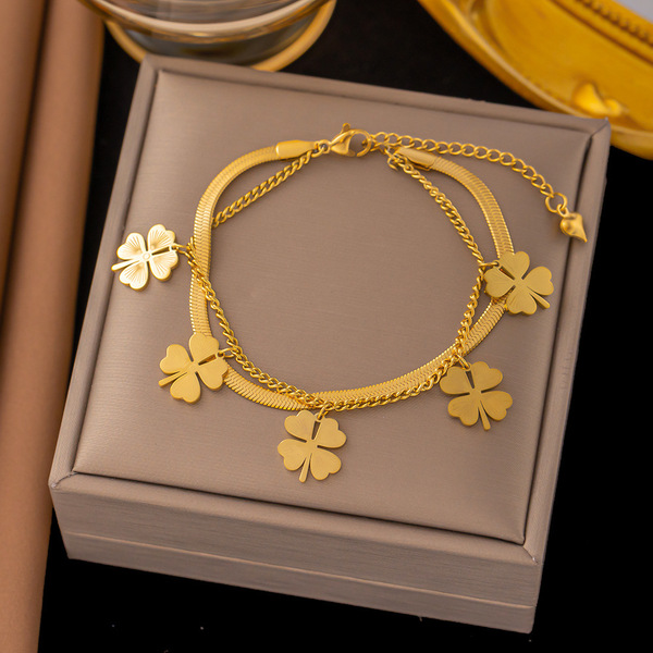 Five radiation flower bracelet