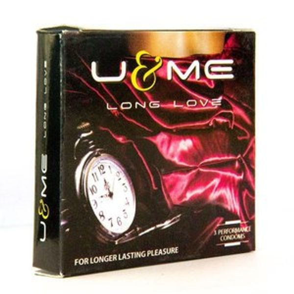 U &ME Long Love Condoms 3pcs