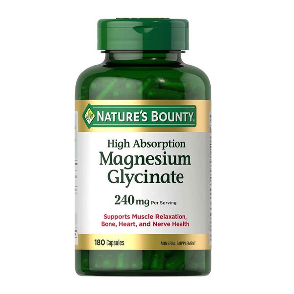 Nature’s Bounty High Absorption Magnesium Glycinate 240mg